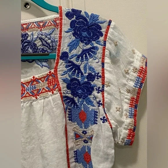 Johnny Was Workshop Zelda Peasant Top - Picture 4 of 9